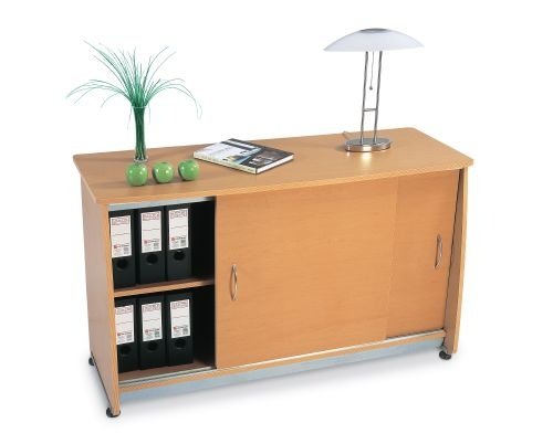 Sliding Door Credenza - Maple.