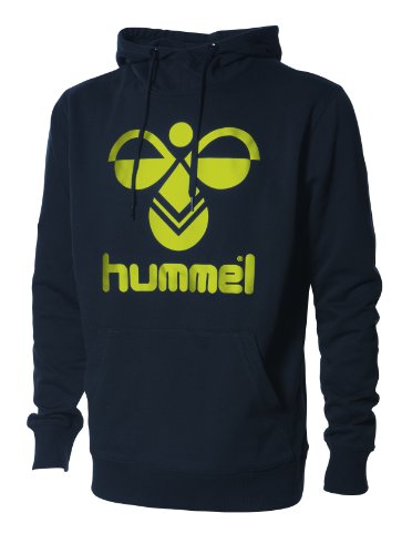 Hummel Herren Sweatshirt Classic Bee Hoodie, marine/neon yellow, XL im Preisvergleich 