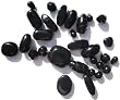 European Glass Beads, Black Czech Glass Bead Mix