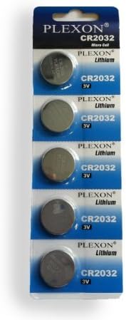 Plexon® CR2032 3V Lithium Button Micro Cell Batteries (5 Pack)