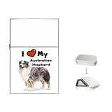I Love My Australian Shepherd Flip Top Lighter