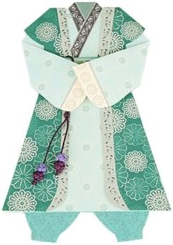 A really Hanbok Flower Card (030-sh-0010)