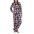 Paul Frank for Target Juniors' Julius Microfiber Notch Pajama Set - Buffalo Check Pink