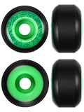 Spitfire Hardcore Skateboard Wheels - 51mm Black w/ Green Core (set of 4)