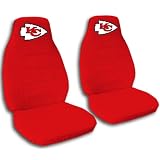 2 Red KANSAS CITY seat covers for a 1997 and 1998 Ford F-150 with bucket seats. two... by Designcovers