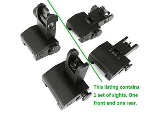 Ade advanced optics flip up front and rear back-up iron…