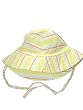 Multi-Stripe Celery Sun Hat by Zutano