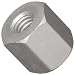 Hex Standoff, Aluminum, Inch, 6-32 Screw Size, 3/16" Length, Pack of 25