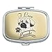 I Love My Puggle Rectangle Pill Case Trinket Gift Box