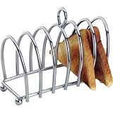 6 Slice Toast Rack (Chrome - Heavy Design) - great for breakfast presentation!