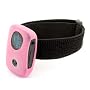 i-nique "Colour-Me" Creative Zen Stone PLUS (LCD) - 'PINK' SPORTS PACK - Silicone skin case + ARMBAND + Belt clip