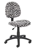 Boss Microfiber Posture Chair - Zebra