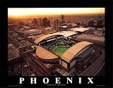 Arizona Diamondbacks Art Poster Print by Mike Smith, 28x22