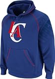 NBA Men's Los Angeles Clippers Hoops Pullover Hood (Blue, X-Large)