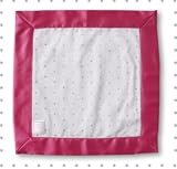Swaddledesigns Swaddle Designs Hot Pink Heart 14 x 14 Baby Lovie Blanket