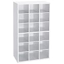 Closet Solutions 18-Cube 42" Storage Case - White