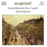 Martinu: String Quartets, Vol. 2 (Nos. 3 & 6 / Duo / Three Madrigals)