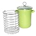 Calypso Basics 3-Quart Asparagus/Vegetable Pot with Porcelain Enamel on Steel, Lime