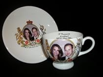 HRH Prinz William & Kate Middleton Hochzeit Tasse Mit Untertassen
