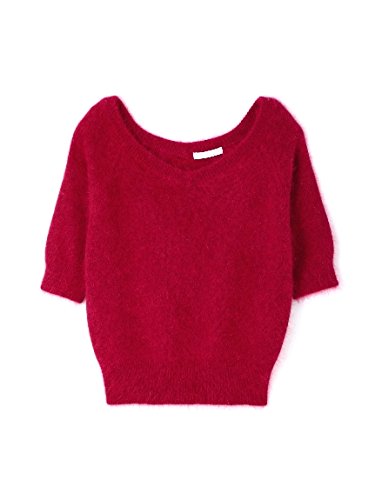 (プロポーションボディドレッシング)PROPORTION BODY DRESSING(プロポーションボディドレッシング) アンゴラ40IVネック半袖