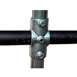 単管接続金具 4方出1ケ所貫通 S-2-3X ジョイント工業締付:ホーローセット(イモネジ)