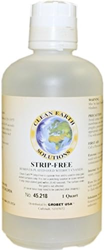 Clean Earth Plating Solutions Strip Free Quart