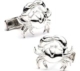 Ravi Ratan Men's Crab Cufflinks Silver