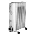 �l Radiator, 11 Rippen Heizung, �lradiator, 3 Heizstufen 2000 Watt, Standheizung mit Rollen und Thermostat, Wartungsfrei, Energiesparend, NEU + OVP
