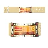 Large Rectangle Bracelet on Ivory Stingray: Floating Barn