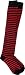 K. Bell Over The Knee Stipe Socks (Comes In Various Colors!) (Red/Black)