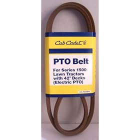 PTO Belt For Series 1500 Lawn Tractors with 42 Decks by 