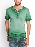 GUESS Bartlett Ribbed Henley