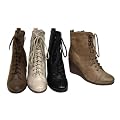 Damen Stiefelette Keilabsatz 11A3581
