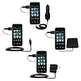 Road Warrior Kit for the Samsung Instinct includes a Car & Wall Charger AND USB cable AND Battery Extender - Gomadic Brand w/ TipExchange Technology