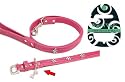 Wag'n'Walk Designer Diamante Pink Flower Dog Collar (Small) [23850]