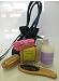 Spa,Relax,Bath & Beauty Travel Set-Adorable , Resueable Satin Silky Fabric Bag w/Beautiful Flora Embroidery.Pamper Your Heart.The Most Wonderful Spa & Bath Beauty Set.