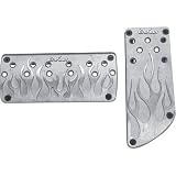 Bully PM-231P Aluminum Alloy Truck Pedal with Flames