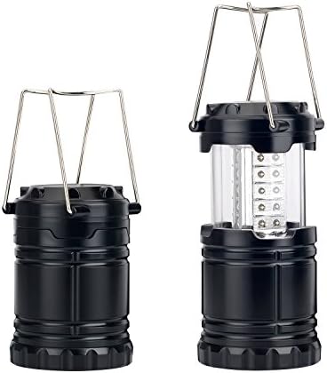 Arouse Ultra Bright Portable LED Camping Lantern ,Black, Collapsible,A-H01