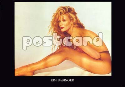 Kim Basinger~ Kim Basinger Postcard~ Rare Postcard!!~ Approx 4" x 6"