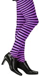 Adult Purple and Black Tights