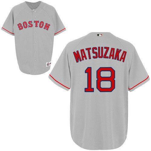 Boston Red Sox Authentic Daisuke Matsuzaka Road Jersey Size 60