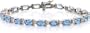 Aquamarine and Diamond Bracelet