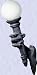 Medieval dragon claw Gate Wall Gothic wall light Lamp