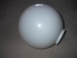 10 Inch Polyethylene Globe with 4" Solid Flange Neck