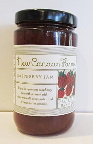 Raspberry Jam New Canaan Farms - 11 Ounce (3 Pack)