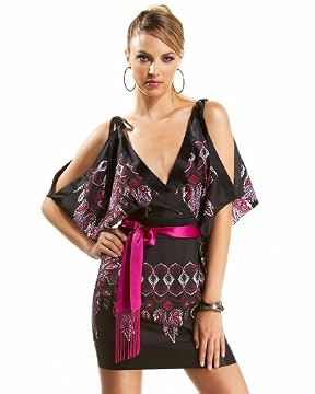 bebe.com : Kimono Sleeve Belted Dress from bebe.com