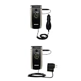 Essential Kit for the Samsung Gleam - includes Car and Wall Charger with Rapid Charge Technology - Gomadic Brand w/ TipExchange Technology