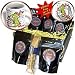 Lee Hiller Designs Happy Birthday - Colorful Happy Birthday Dragon lighting candles on Cake - Coffee Gift Baskets - Coffee Gift Basket