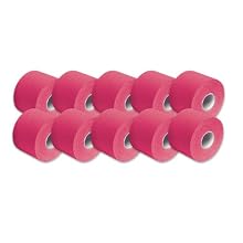3B Scientific S-3BTPIN10 Pink Cotton Rayon Fiber Kinesiology Tape, 16' Length x 2" Width (Case of 10 Rolls)