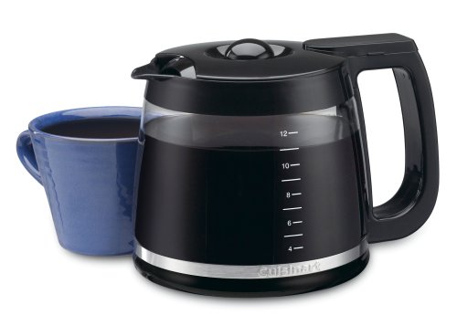 Cuisinart DCC-750BRC 12-Cup Replacement Glass Carafe, Black
